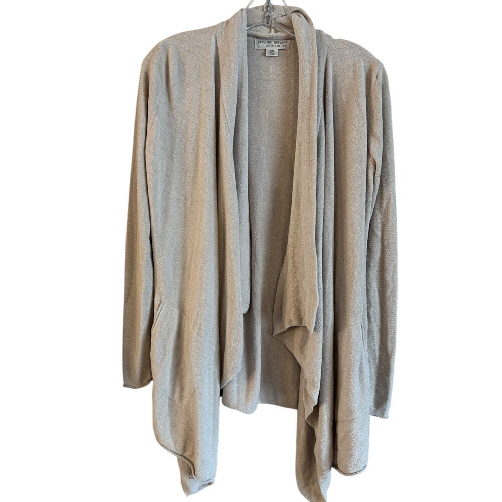 Barefoot Dreams CozyChic Ultra Lite Shawl Pointelle Cardigan Size Small/Medium